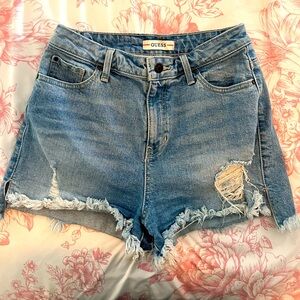 Guess cutoff Jean shorts size 28